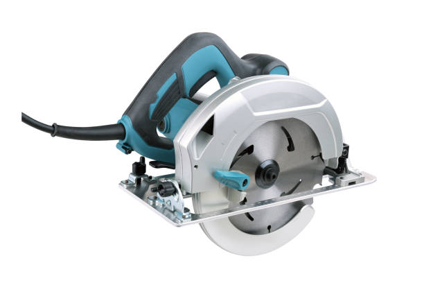 istock New modern circular saw on white background 1830408851