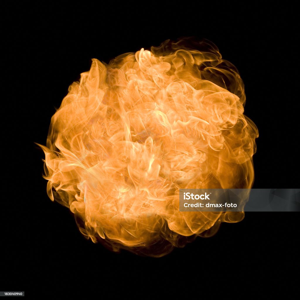 Palla di fuoco - Foto stock royalty-free di Bruciare