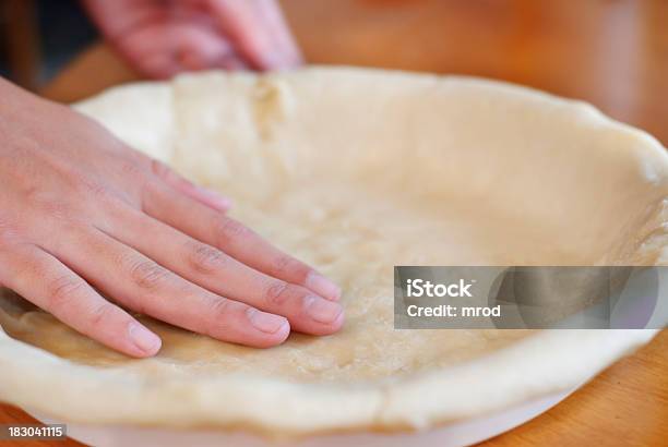 Shaping Pie Crust Stock Photo - Download Image Now - Pastry Dough, Dough, Molding a Shape