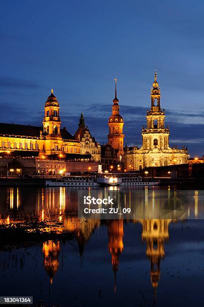 Dresden Stockfoto und mehr Bilder von Dresden - Dresden, Nacht, Abenddämmerung