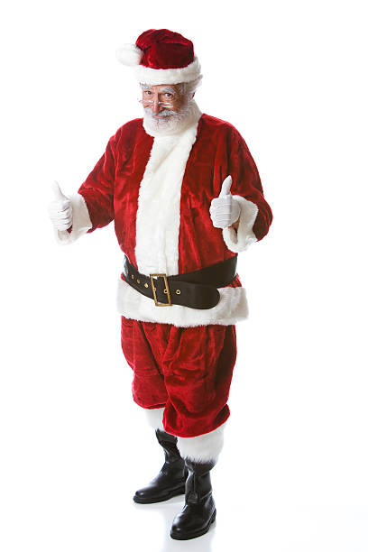istock Santa Gives it Two Thumbs Up 183041623