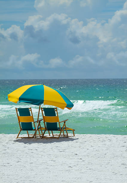 istock Beach Chairs at the ocean 183042391