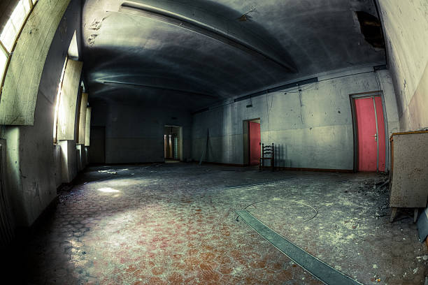 istock Abandoned Empty Room Architecture HDR Fisheye 183042472