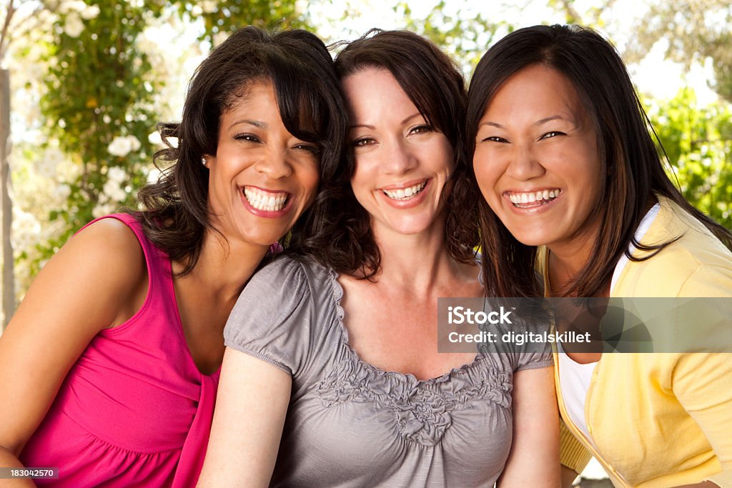 Friendship Diverse group of women 30-34 Years Stock Photo