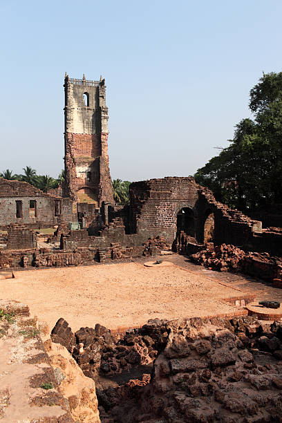 istock Church of St Augustine Ruins in Goa 183042720