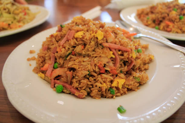 istock Chinese fried rice in the dish. 1830429964
