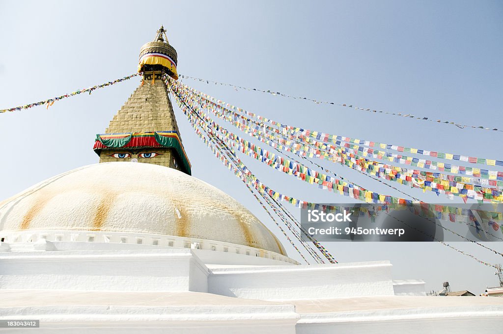 Bouddhanath Stupa de Bodnath, Népal, - Photo de Antique libre de droits