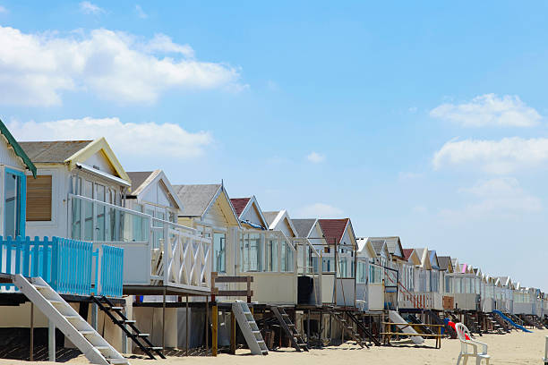 istock group of beach houses in a row 183043415