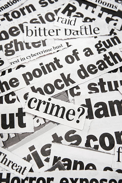 60+ Newspaper Collage Crime Newspaper Headline Stock Photos, Pictures