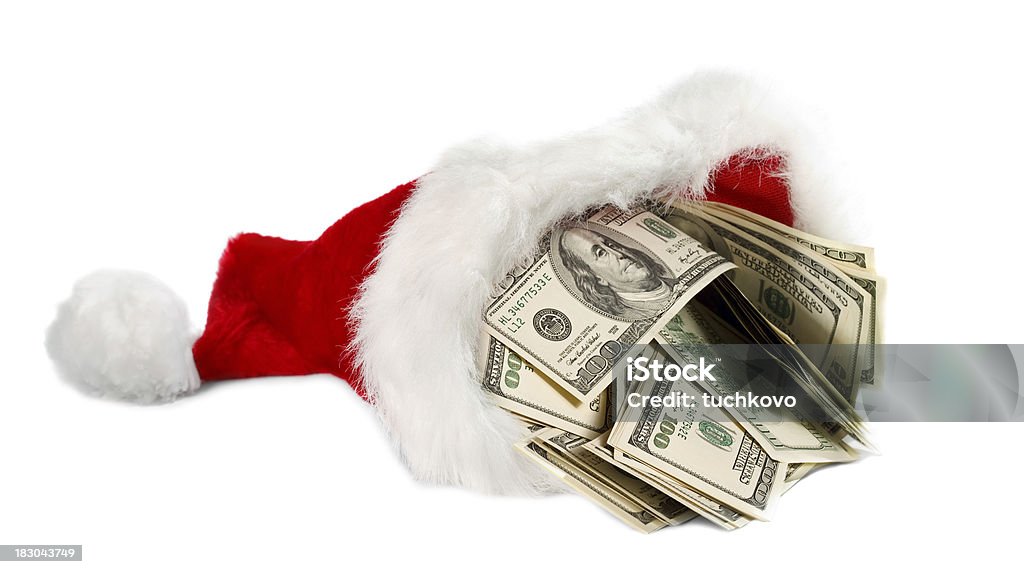 Santa's Hat - Lizenzfrei Währung Stock-Foto