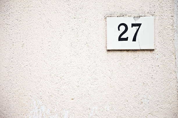 istock 27, Street Number On The Wall 183043930