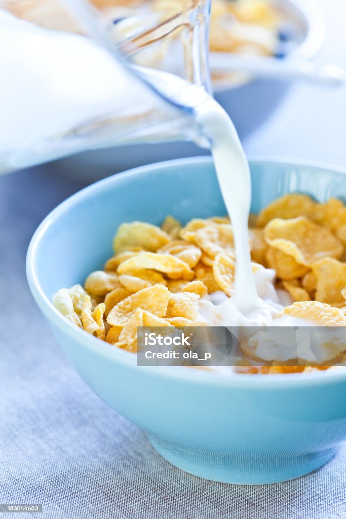 Healthy breakfast with corn flakes Other breakfast images: Cereal Plant Stock Photo