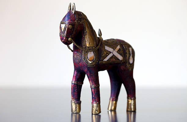 istock Antique Wooden Horse 183045165