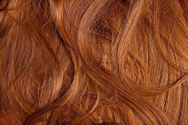 istock Long, Red Female Human Hair Background 183046309