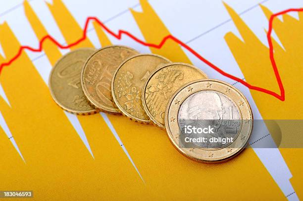 Valuta Euro Trading - Fotografie stock e altre immagini di Affari - Affari, Astratto, Attività bancaria