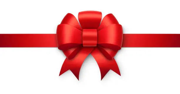 Photo of Red gift bow