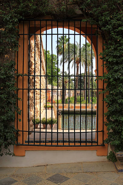 istock Seville. The Royal Alcazar. View through a window 183046807