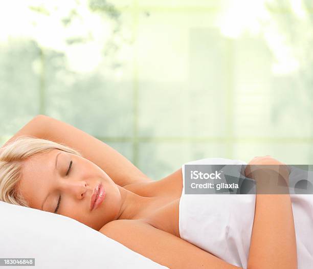 Sleeping Beauty Stock Photo - Download Image Now - 20-24 Years, Adult, Adults Only