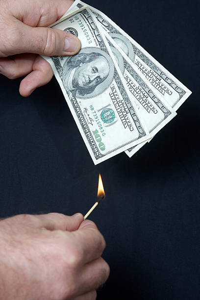 istock Money to burn 183046960