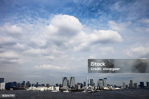Tokyo Skyline From The Bay Stock Photo - Download Image Now - Architecture, Asia, Bay of Water