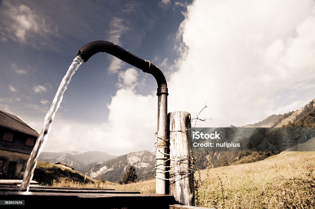 水ポンプのオーストリアのア�ルプス - ブレーゲンツワルドのロイヤリティフリーストックフォト