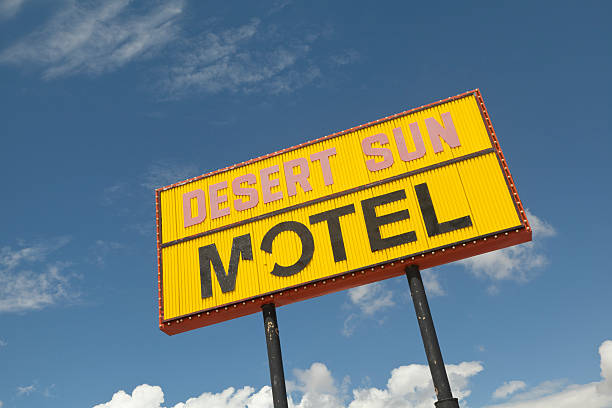 istock Abandoned Motel Sign, Route 66, Grunge 183047690