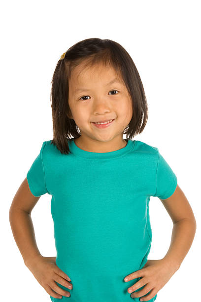 istock Cutie in green tshirt 183047769