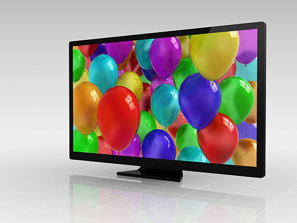 LCD Television stock photo