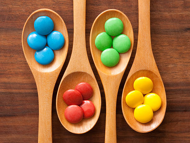 istock Spoons and chocolate candies 183048053