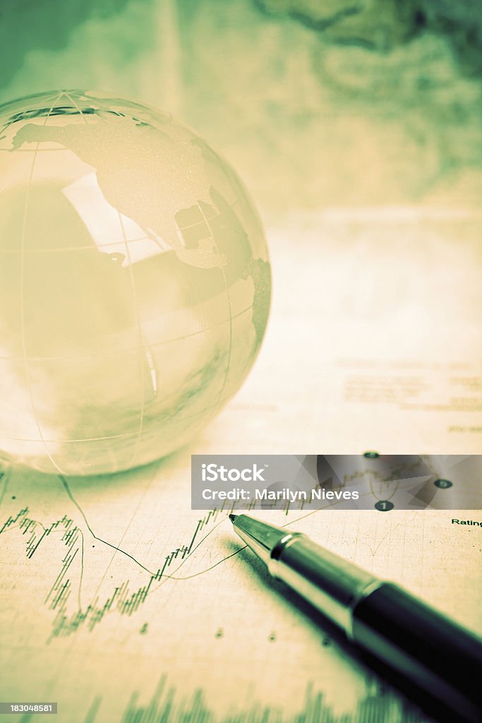 financial futuro - Foto de stock de Actividades bancarias libre de derechos