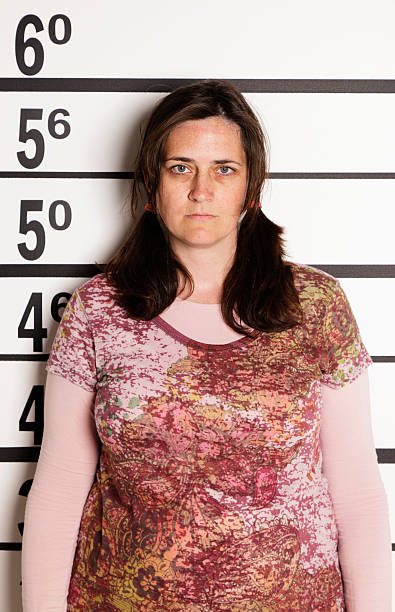 istock Mugshot of a Woman 183048601