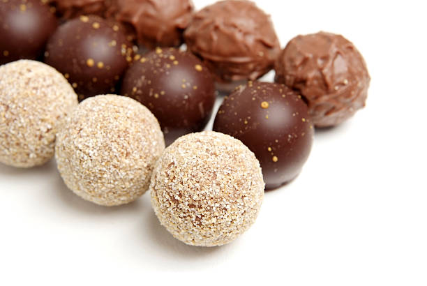 istock Delicious, round chocolate deserts in different flavors 183048610