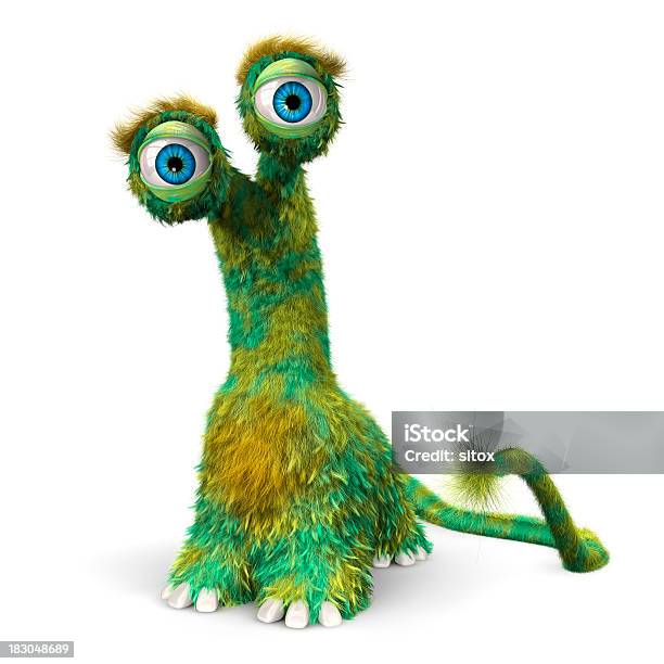 Hairy Fur Monster Stock Photo - Download Image Now - Monster - Fictional Character, Alien, Humor