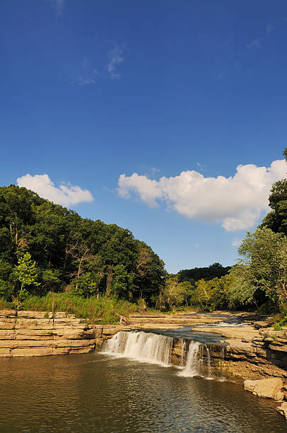 istock Waterfall Lower Cataract Falls State Park Central Indiana Landmark 183048980