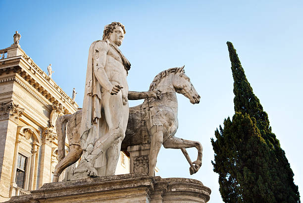 istock Horse Rider Statue in Rome 183048985