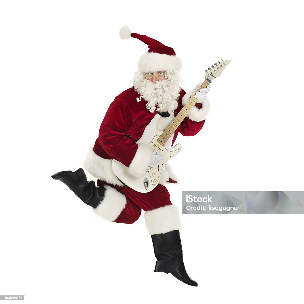 Rock and Roll Santa - Royalty-free Pai Natal Foto de stock