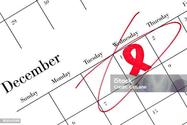 Календарь Series Всемирного Дня Борьбы Со Спидом — стоковые фотографии и другие картинки World AIDS Day - World AIDS Day, Без людей, Благополучие
