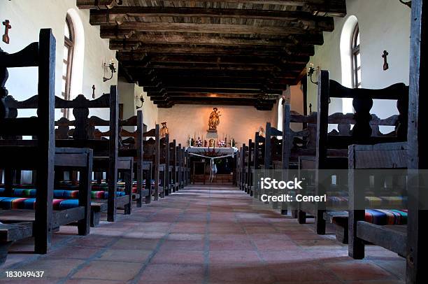 Innenansicht Des Mission Espada In San Antonio Texas Usa Stockfoto und mehr Bilder von Altar