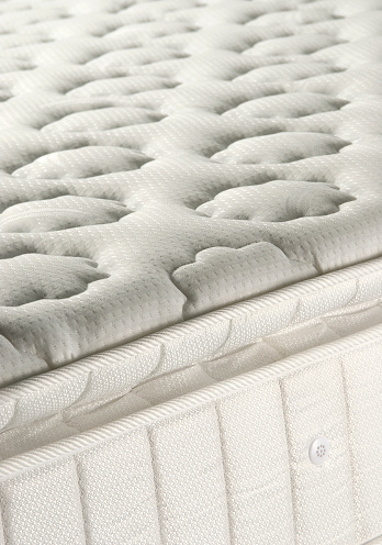 Close-up of a mattress material. Great for background with clean & soft look.