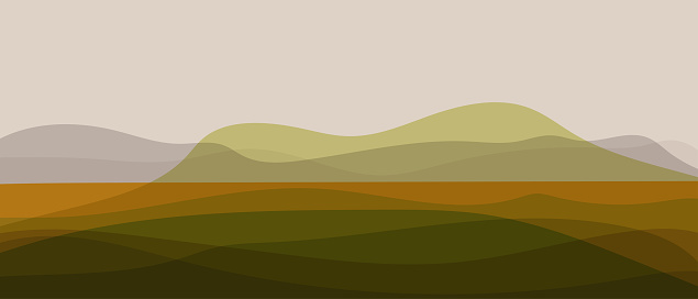 Vector Abstract Mountain Landscape Background,For cover,prints,poster,wallpaper arts,home decoration design
