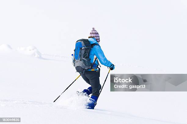 Мелкий Снег Trekking — стоковые фотографии и другие картинки Снегоступ - Снегоступ, Альпинизм, Арктика