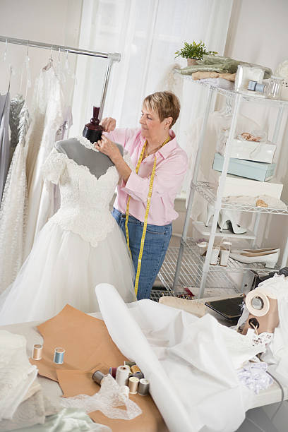 istock Working the Dress Shop 183050027