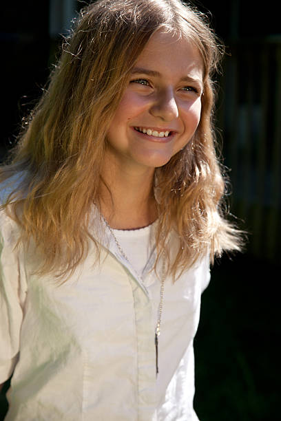 istock Natural smile from a pretty girl 183050523