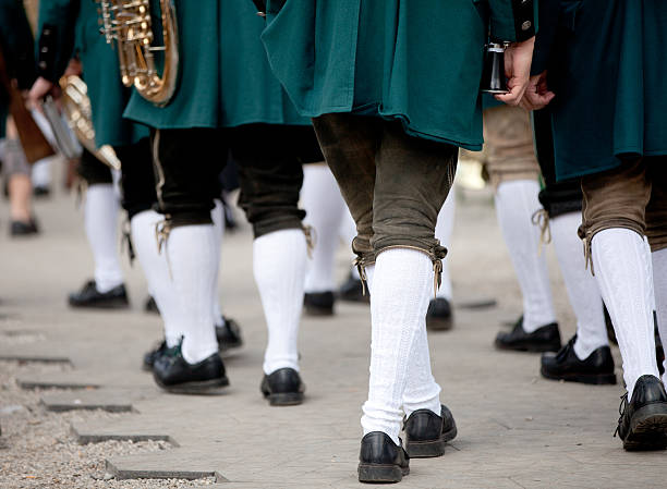 istock Group of traditional bavarian people 183050590