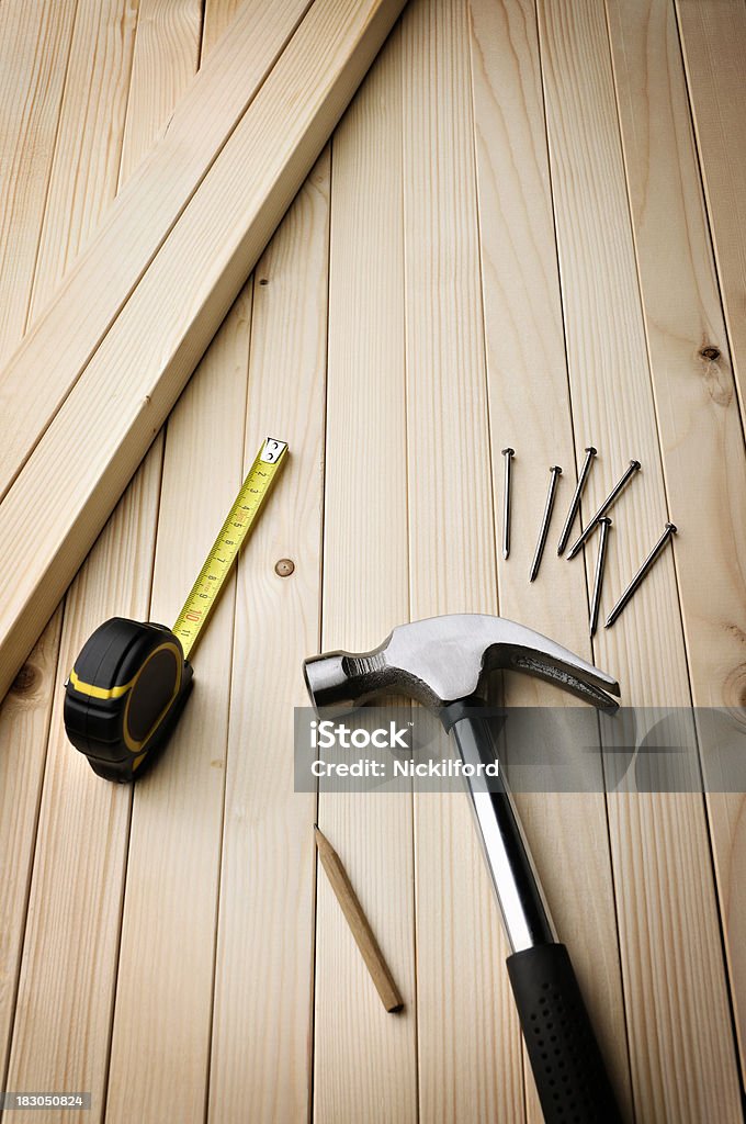 Outils de Construction - Photo de Bois de construction libre de droits