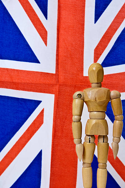 istock Person with UK Flag 183051317