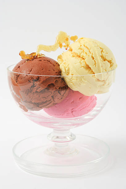 istock Three flavors ice-cream in cup 183052753