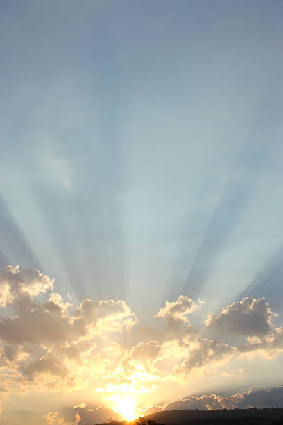 썬라이즈 - stratosphere sun cloud power 뉴스 사진 이미지