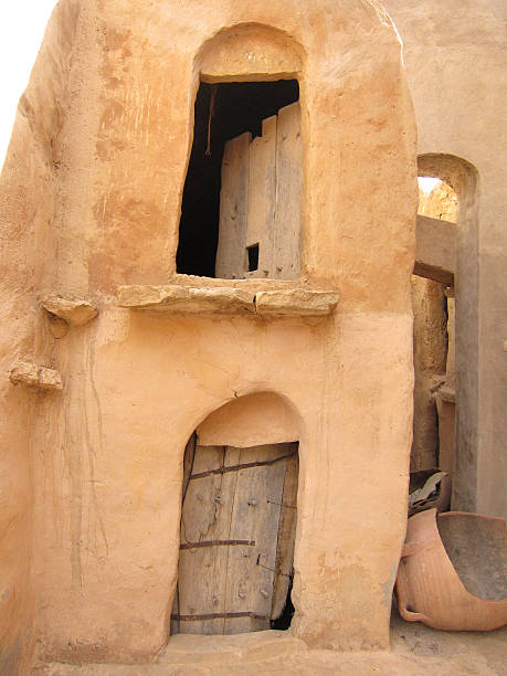 istock Tunisia: Doorways at Ksar Ouled Soltane (Old Berber Granary) 183053083