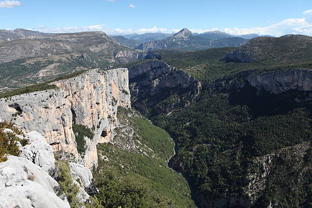 istock Verdon Gorge panorama over mountains 183053928